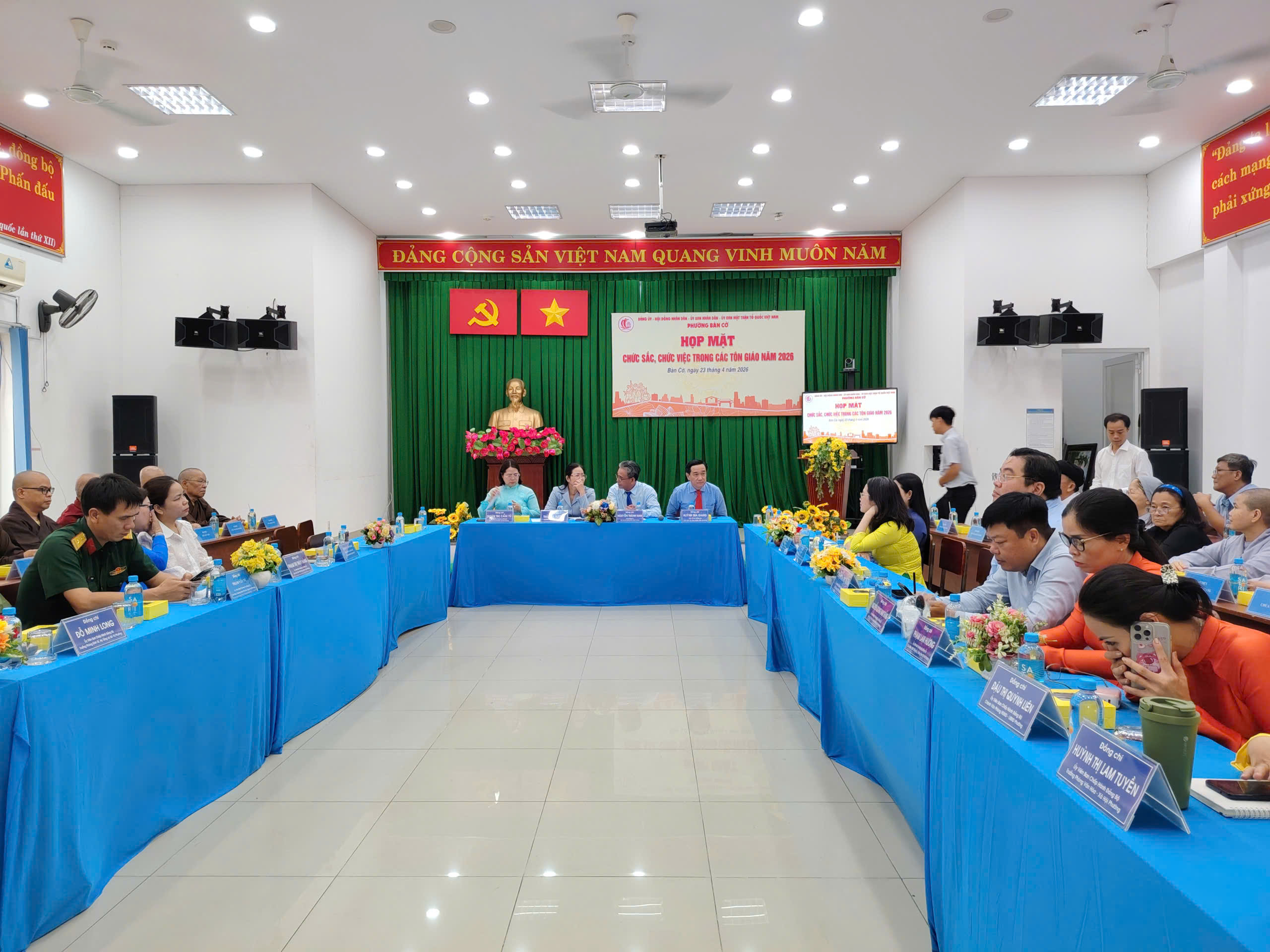 Lan tỏa giá trị nhân văn từ sự đồng hành của các tôn giáo tại phường Bàn Cờ
